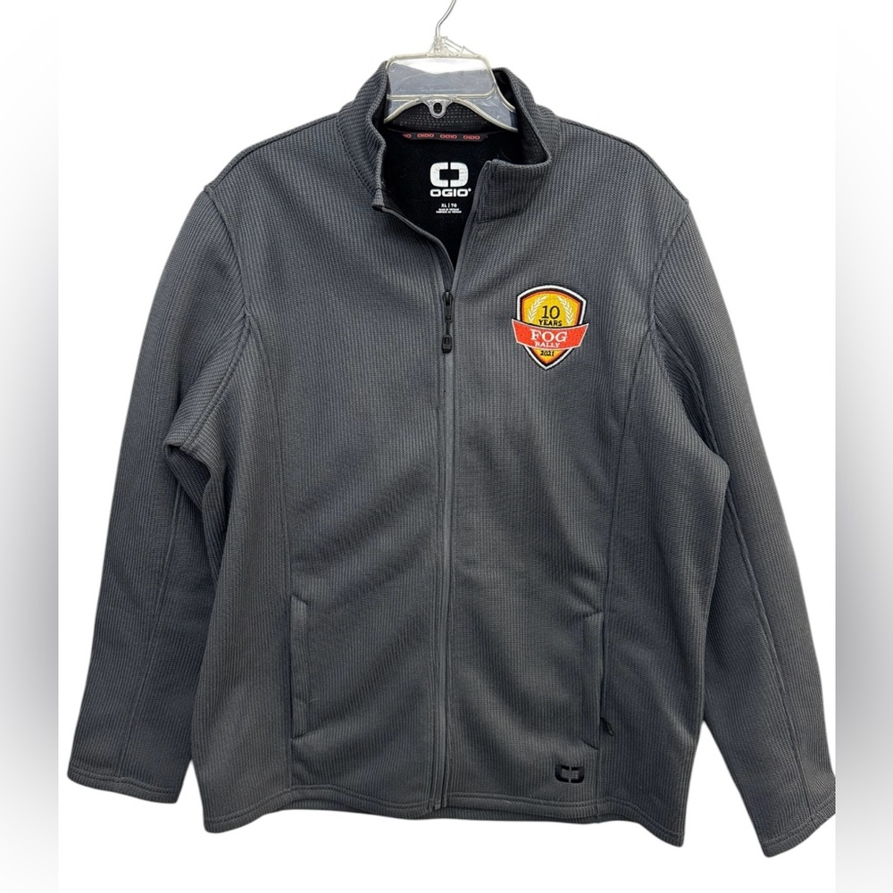 Ogio Grit Fleece Jacket Gray Men’s Size XL